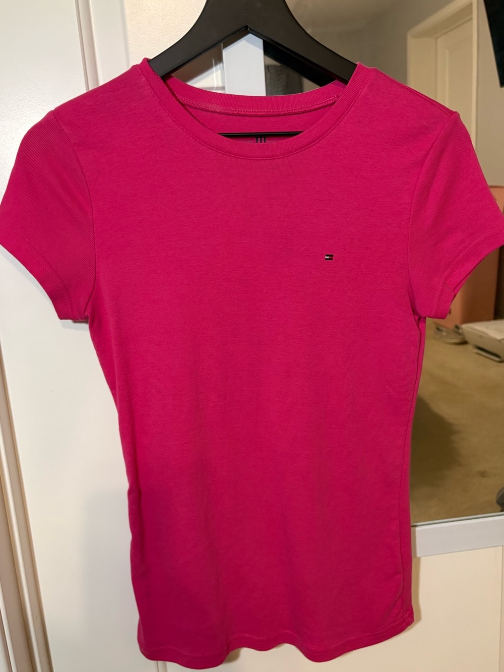 Tommy Hilfiger Fuchsia Short Sleeve Tee